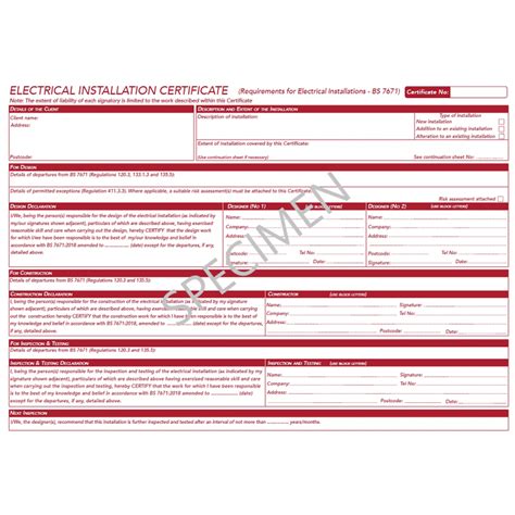 electric box certificate|electrical installation certificate pdf.